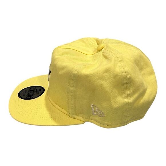 Houston Astros New Era The Golfer Yellow Snapback Hat Unisex Adjustable Fit - Picture 3 of 9